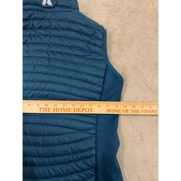 Eddie Bauer First Ascent StormDown 800 Vest Women M Blue Puffer Full Zip EUC - Picture 11 of 12